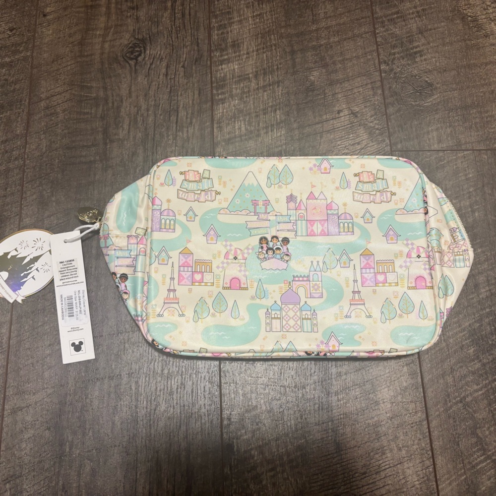 Stoney Clover Lane Disney It’s a Small World Jumbo Pouch Toiletry Bag